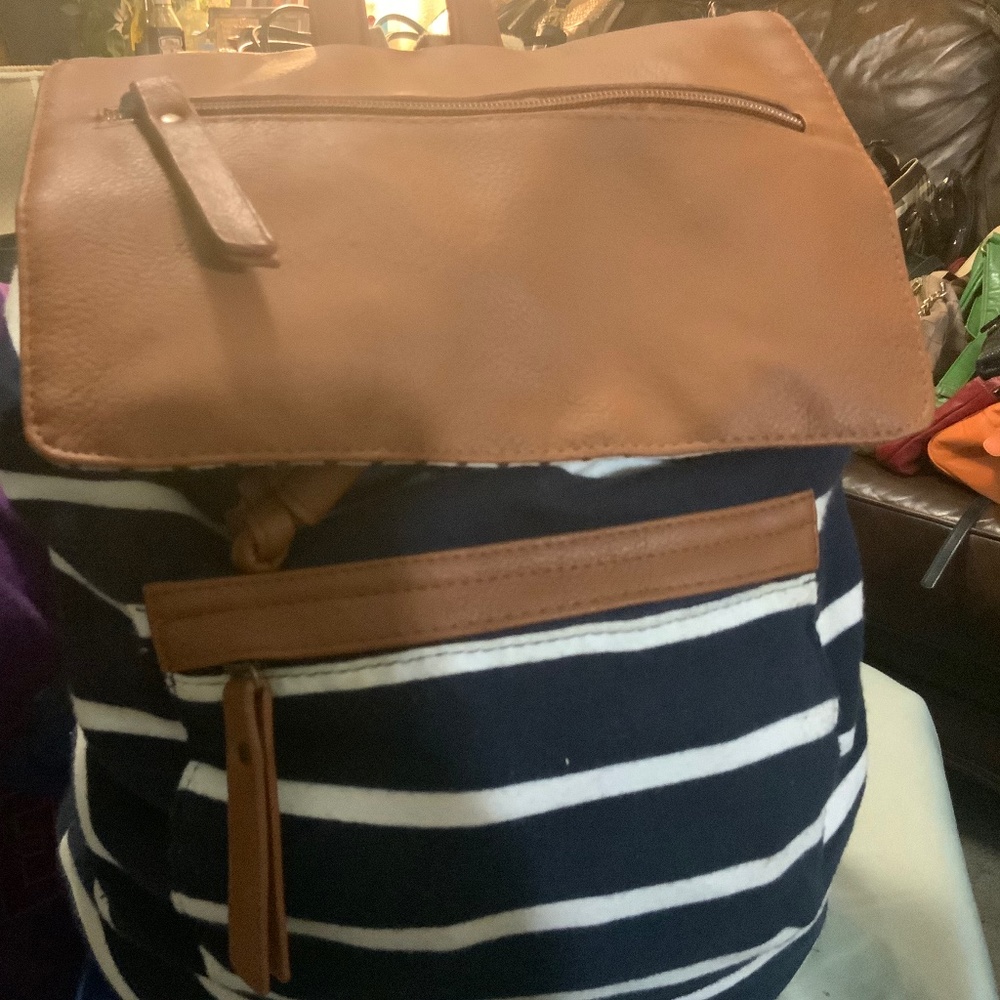 Madden Girl material, backpack